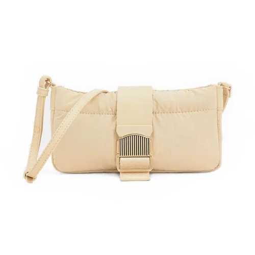Túi Đeo Chéo Nữ Charles & Keith CNK Aspen Ruched Phone Pouch - Beige CK6-70781728 Màu Be