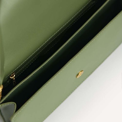 Túi Đeo Chéo Pedro Shoulder Bag with Heart Clasp PW2-7506006 Military Green Màu Xanh-3