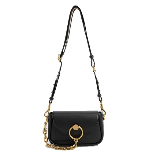 Túi Đeo Vai Nữ Charles & Keith CNK Becca Chunky Chain-Link Crossbody CK2-80270728 Màu Đen