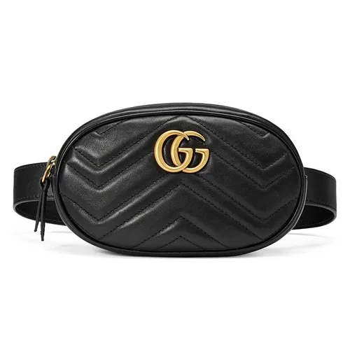 Túi Gucci GG Marmont Matelasse Belt Bag Màu Đen