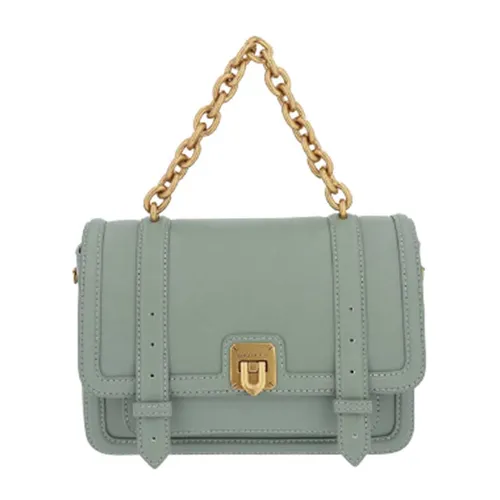 Túi Xách Nữ Charles & Keith CNK Enola Chain Handle Satchel Bag Sage Green Màu Xanh