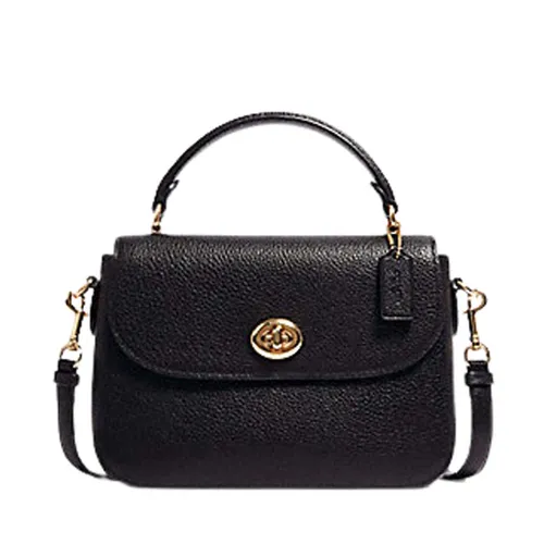 Túi Xách Coach Marlie Top Handle Satchel Black Màu Đen Vua Hàng Hiệu