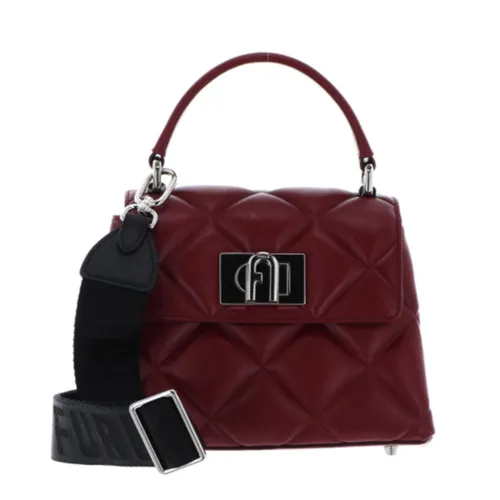 Túi Xách Furla 1927 Soft Mini Top Handle Bag Ciliegia Nero Màu Đỏ