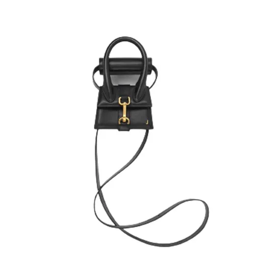 Túi Xách Jacquemus Le Chiquito Montagne Mini Sac En Cuir Size 12 Màu Đen - Túi xách - Vua Hàng Hiệu