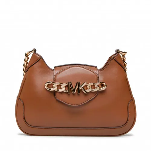 Mua Túi Xách Michael Kors MK Hally Small Leather Shoulder Bag Màu Nâu