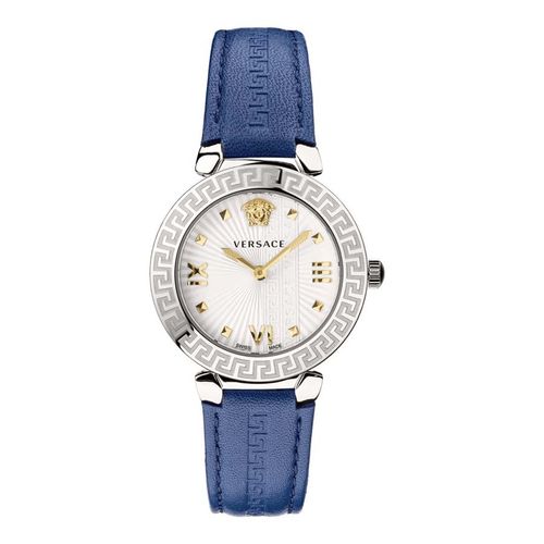 Đồng Hồ Nữ Versace Greca Icons Leather Strap Watch VEZ600121-1