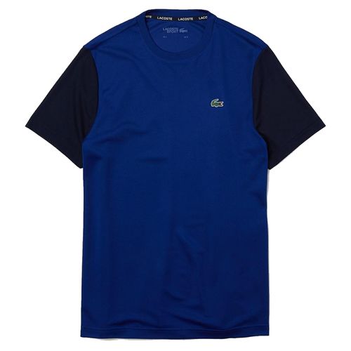 Áo Phông Lacoste Herren Sport T-Shirt Mit Colourblock Blau Màu Xanh Đen Size XS