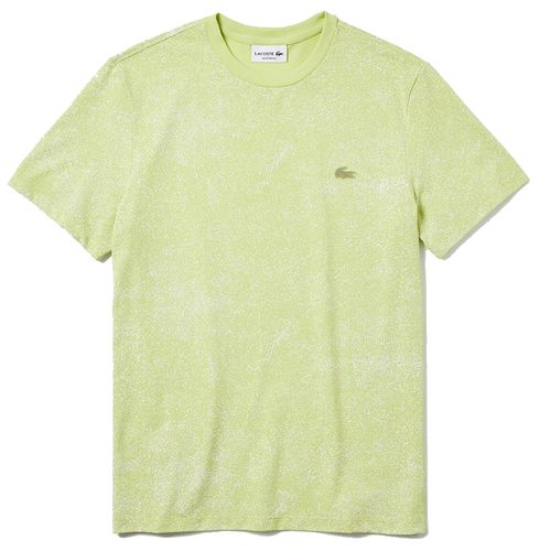 Áo Phông Lacoste Men's T-Shirt Z Ultralightgo Material With Round Neckline Motion Màu Xanh Nõn Chuối Size L