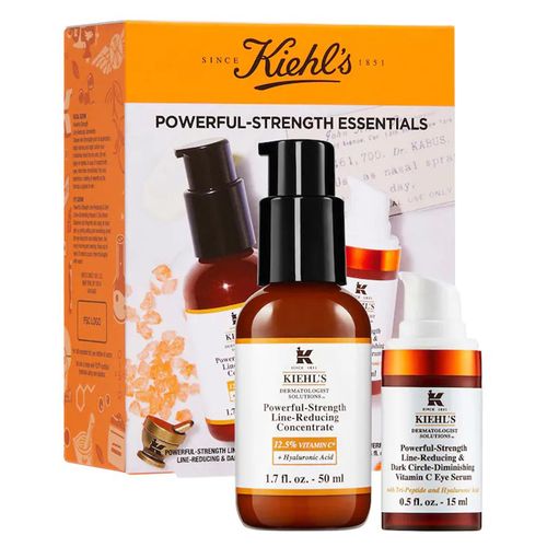 Set Serum Dưỡng Mắt Vitamin C Kiehl's Since 1851 Powerful-Strength Essentials (50ml + 15ml)