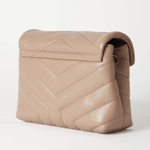 Túi Đeo Chéo Nữ Yves Saint Laurent YSL Loulou Toy Bag In Y-Quilted Laether Màu Be-2