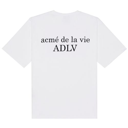 Áo Phông Acmé De La Vie ADLV Basic Short Sleeve 2 White Tee Màu Trắng Size 1