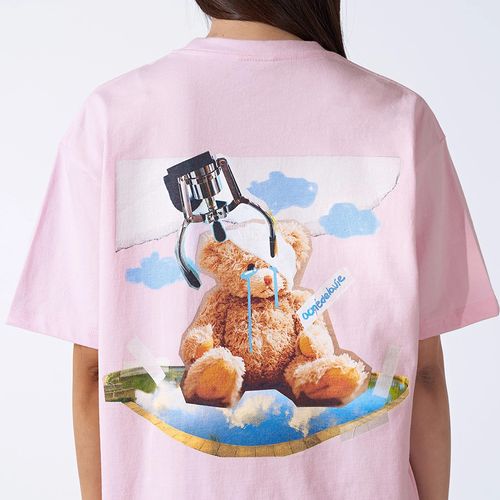 Áo Phông Acmé De La Vie ADLV Teddy Bear Doll Collage Short Sleevet T-Shirt Pink Màu Hồng Size 1-7