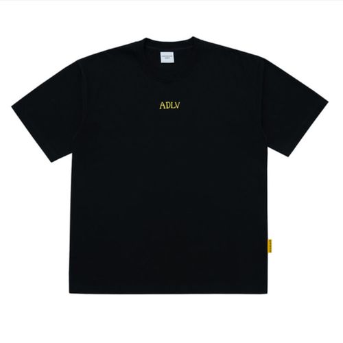Áo Phông Acmé De La Vie ADLV Glossy Basic Logo Sleeve T-Shirt  Black Màu Đen-1