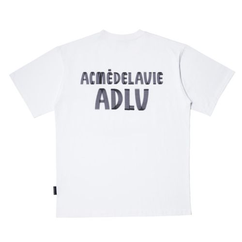 Áo Phông Acmé De La Vie ADLV Marker Basic Logo Sleeve T-Shirt Màu Trắng