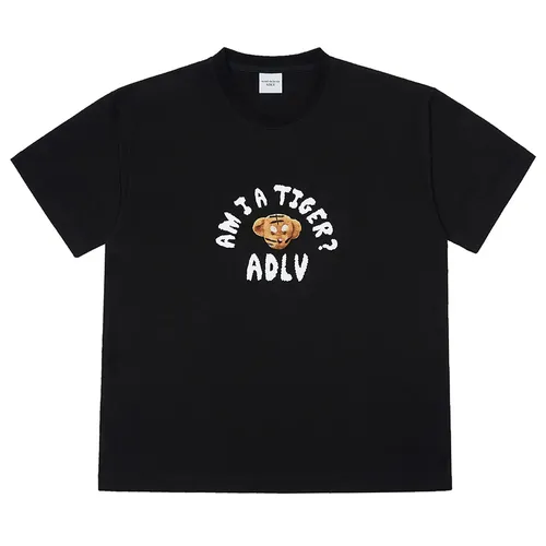 Áo Phông Acmé De La Vie ADLV Tiger Teddy Bear Doll Collage Short Sleevet-Shirt Màu Đen Size 1