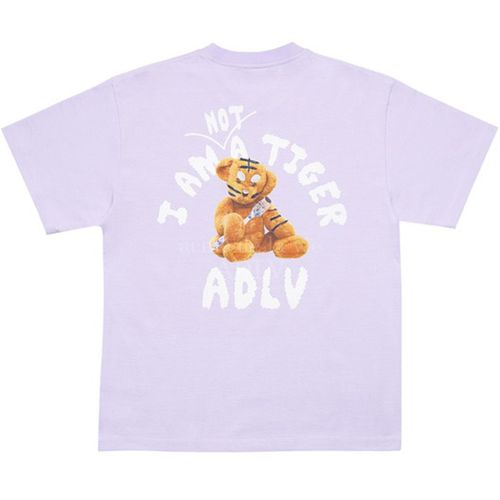 Áo Phông Acmé De La Vie ADLV Tshirt Tiger Teddy Bear Doll Purple Màu Tím Size 1-2
