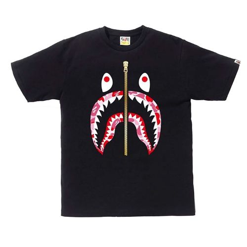 Áo Phông Bape ABC Camo Shark Tee Màu Đen Size M-1