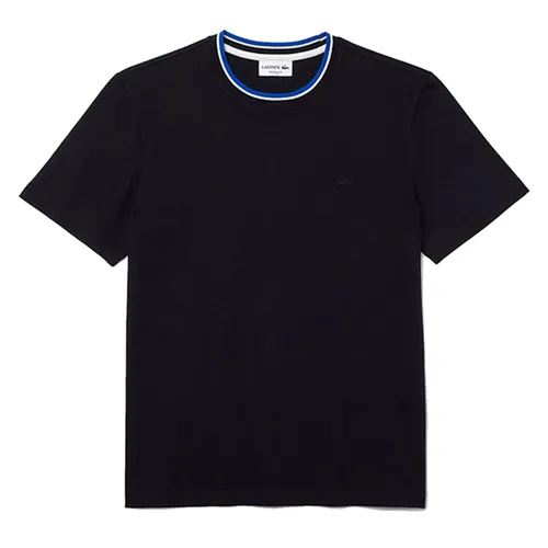 Áo Phông Lacoste Men’s Bicolor Crew Neck Cotton T-shirt Màu Xanh Navy Size S
