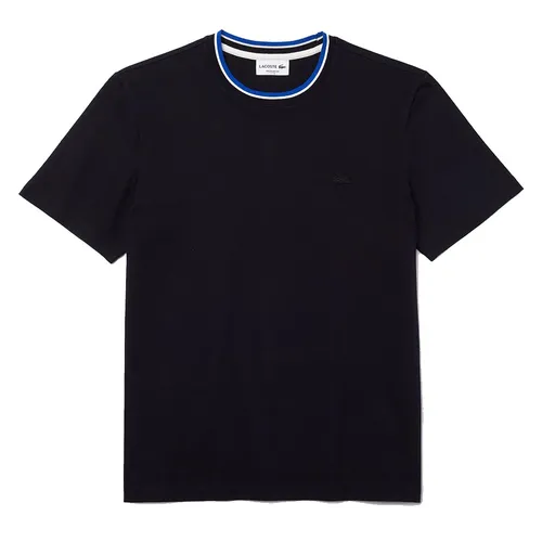 Áo Phông Lacoste Men’s Bicolor Crew Neck Cotton T-shirt Màu Xanh Navy Size XS