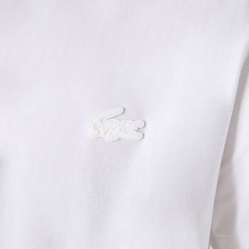 Áo Phông Lacoste Men's Crew Neck Ultra-Light Breathable Piqué T-Shirt Màu Trắng Size L-4