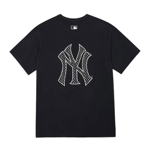 Áo Phông MLB Monogram Back Logo New York Yankees Tshirt 3ATSM2023-50BKS Màu Đen Size S-2