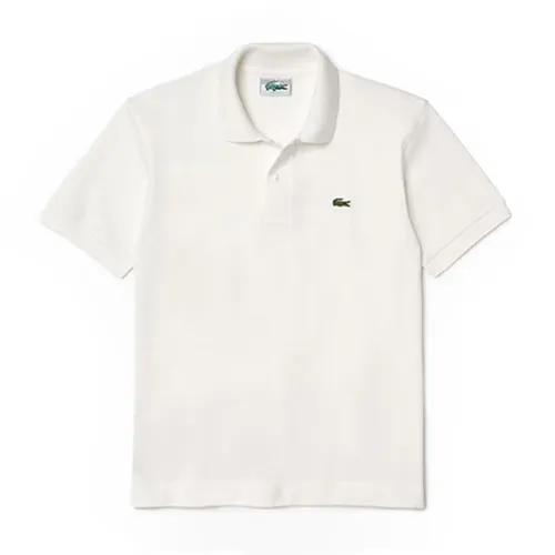 Áo Polo Lacoste Classic Fit L.12.21 Organic Cotton Piqué Polo Shirt Màu Trắng Size S