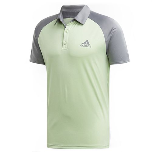 Áo Polo Tennis Adidas Color Block Men Polo Neck Green T-Shirt EC3827 Màu Xanh Xám