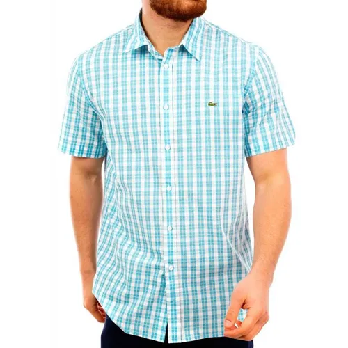 Áo Sơ Mi Lacoste Camisa CH8467 LZU Màu Xanh Blue