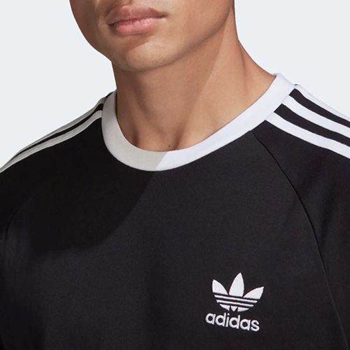 Áo Thun Adidas 3 Sọc Classics Adicolor GN3495 Tshirt Màu Đen Size M-4