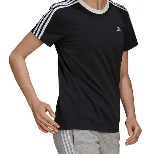 Áo Thun Adidas Essentials 3-Stripes Tee GS1379 Màu Đen Size M-2