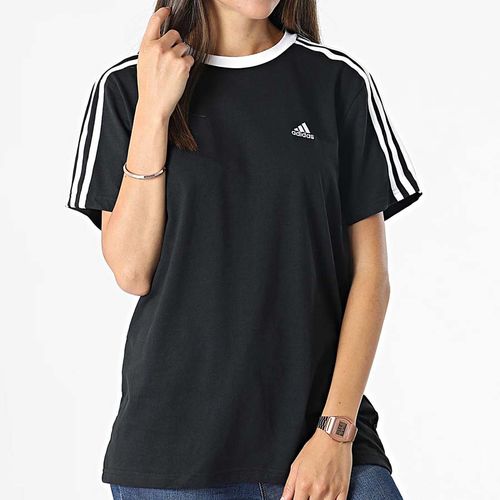 Áo Thun Adidas Essentials 3-Stripes Tee GS1379 Màu Đen Size M-6