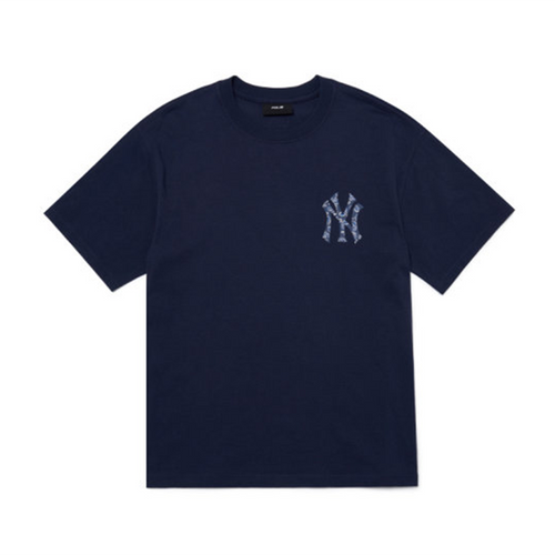 Áo Thun MLB Paisley Megalogo New York Yankees Tshirt 3ATS53023-50NYD Màu Xanh-7