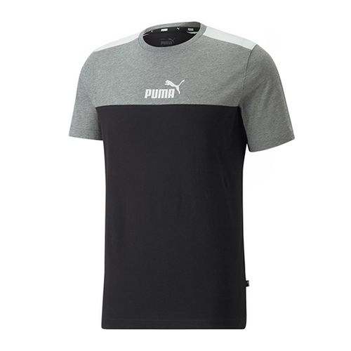 Áo Thun Nam Puma Essentials+ Block Men's T-shirt 847426 Màu Đen/Xám Size XS