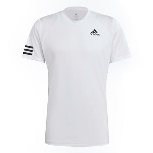 Áo Thun Tennis Adidas Nam 3 Sọc Club Tshirt Màu Trắng