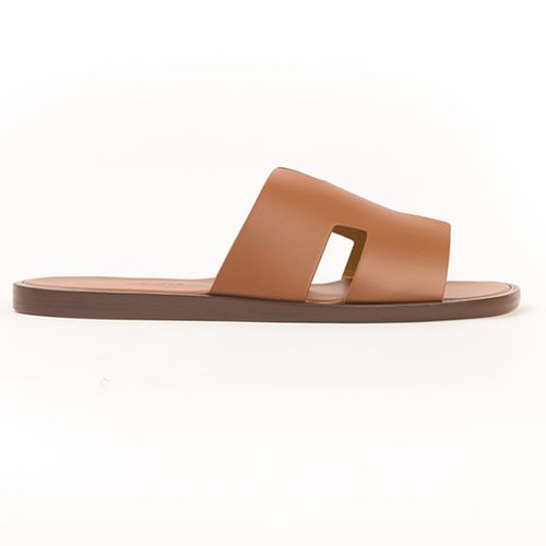Dép Hermès Izmir Sandal Fashion Casual Palm Slippers For Men Màu Nâu-2