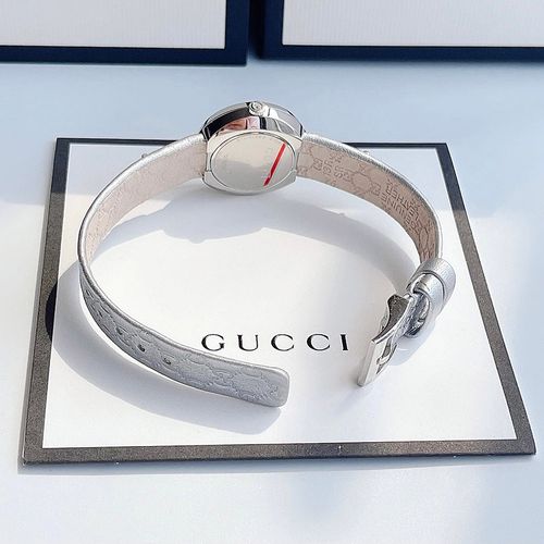 Đồng Hồ Nữ Gucci Women's U-Play Watch Quartz Sapphire Crystal Màu Bạc-2