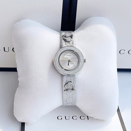 Đồng Hồ Nữ Gucci Women's U-Play Watch Quartz Sapphire Crystal Màu Bạc-3