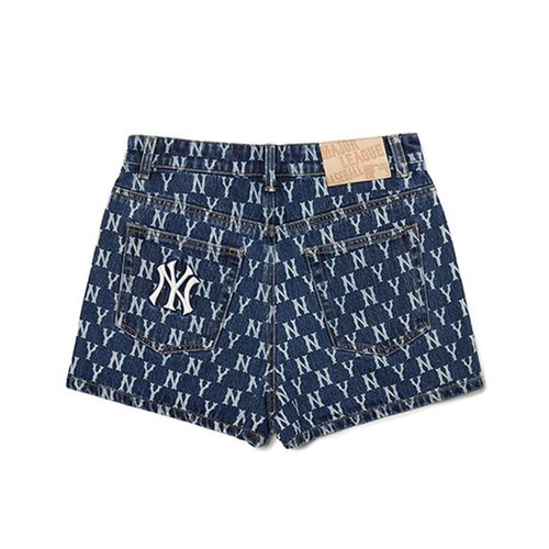 Quần Shorts MLB  Monogram 3FDPM0123 50BLS New York Yankees Màu Xanh Đậm-4