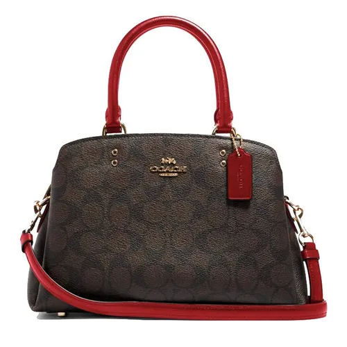 Túi Đeo Chéo Coach Mini Lillie Caryall Màu Nâu Đỏ