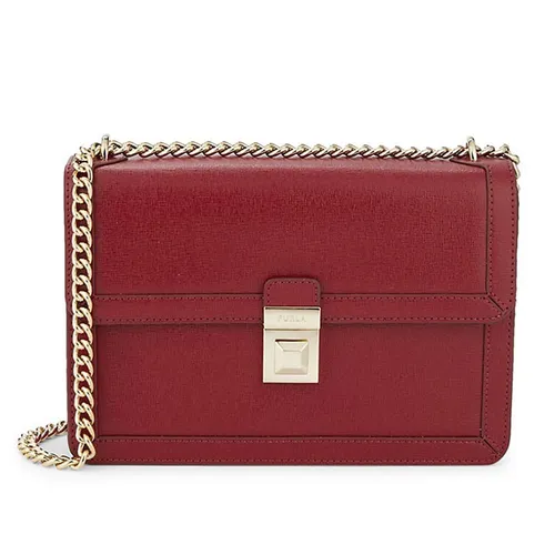 Túi Đeo Chéo Furla Dixie Small Leather Red Crossbody Bag Màu Đỏ