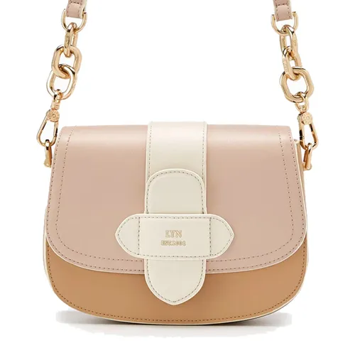 Túi Đeo Chéo Lyn Norwich S Crossbody Bags LL22CBF087 Màu Hồng Nâu