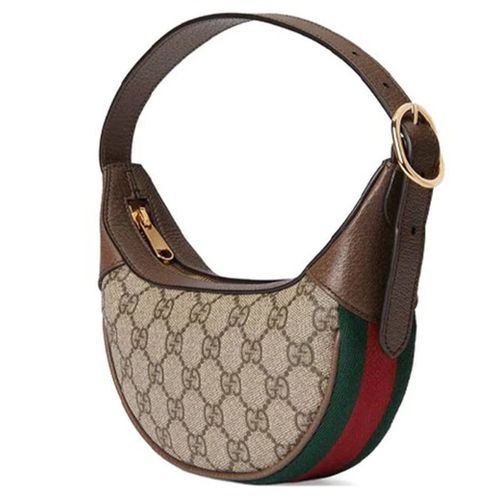 Túi Đeo Vai Kẹp Nách Gucci Ophidia GG Mini Bag Màu Nâu Be-4