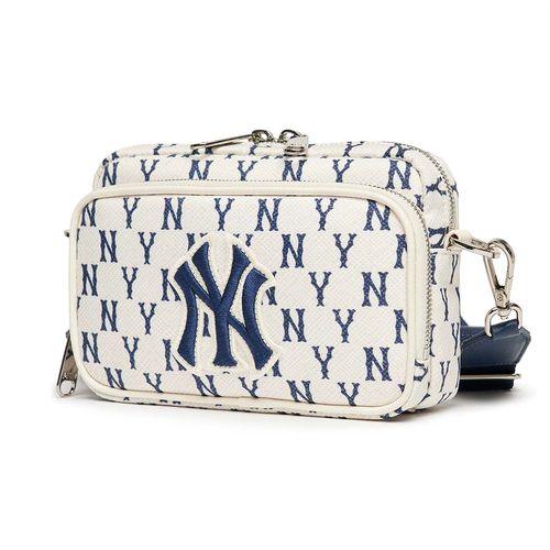 Túi MLB Monogram Mini Crossbody Bag New York Yankees 3ACRS012N-50CRS Màu Be-5