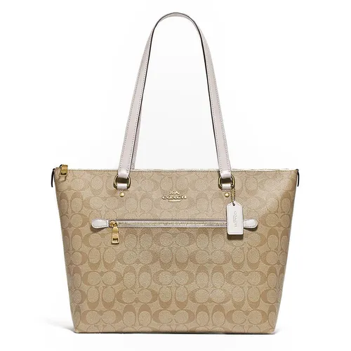 Túi Xách Coach Gallery Tote In Signature Canvas F79609 Màu Kaki - Túi xách - Vua Hàng Hiệu