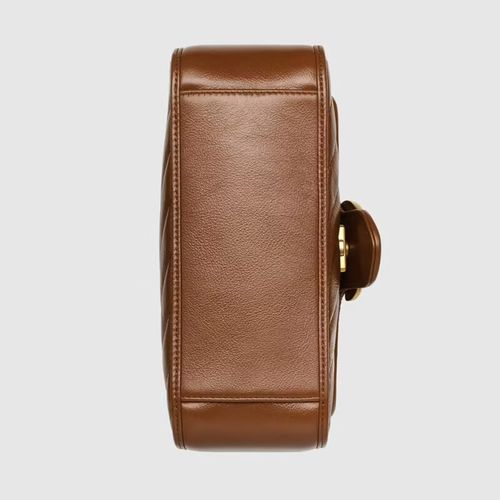 Túi Xách Gucci GG Marmont Mini Top Handle Bag ‎583571 0OLFT 2535 Màu Nâu-6