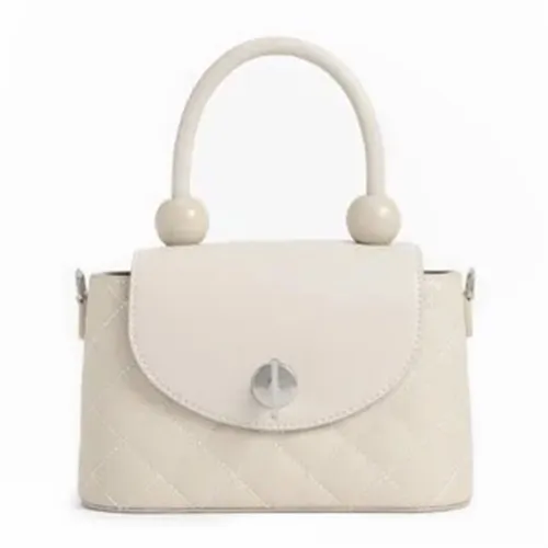 Túi Xách Tay Nữ Charles & Keith CNK 50701121 Màu Trắng