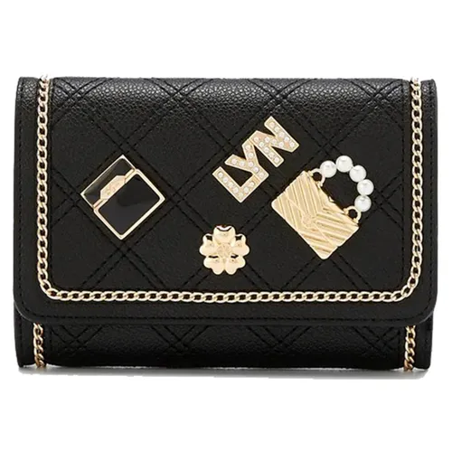 Ví Lyn Mono Symone Semi Short Wallets LL22CWF063 Màu Đen