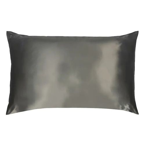 Vỏ Gối Lụa Slip Silk Pillowcase – King Màu Xám Đen-1