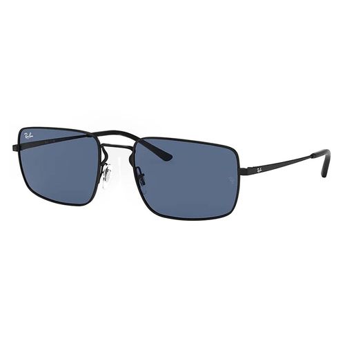 Kính Mát Rayban Dark Blue Rectangular Unisex Sunglasses RB3669 901480 55 Màu Xanh Đen