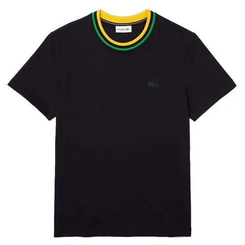 Áo Phông Lacoste Men's Ultra Light Breathable Piqué T-Shirt S Navy Crew Neck TH7381 WYF Màu Đen